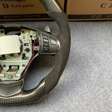 Load image into Gallery viewer, CZD autoparts for  Chevrolet Corvette C6 Z06 C6 2005-2013 carbon fiber steering wheel with  alcantara leather side