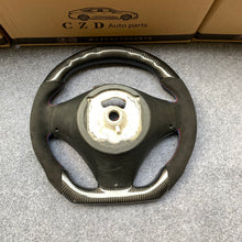 Load image into Gallery viewer, CZD auto parts for BMW M3 E90 E92 E93 2008-2013 carbon fiber steering wheel with alcantara leather &amp; LED