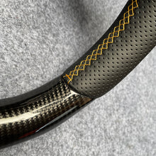 Load image into Gallery viewer, CZD auto parts for Honda S2000 2000-2009 carbon fiber steering wheel with golden stripe
