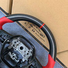 Load image into Gallery viewer, CZD Autoparts For Honda 11th gen Civic XI carbon fiber steering wheel gloss carbon fiber trim