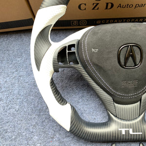 czd auto parts carbon fiber steering wheel for Acura TL/ILX with airbag cover