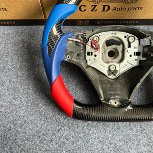 czd auto parts carbon fiber steering wheel for BMW E90 with thumb grips