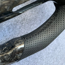 Load image into Gallery viewer, czd auto parts carbon fiber steering wheel for Infiniti G37 with forged thumb grips