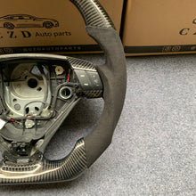 Load image into Gallery viewer, CZD auto parts for volvo s60 2005-2009 carbon fiber steering wheel with blue stripe line