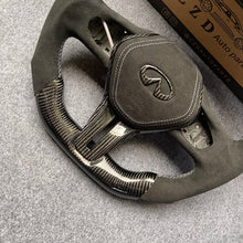 Load image into Gallery viewer, CZD autoparts for Infiniti  Q60 2016-2018 carbon fiber steering wheel with LED