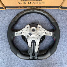 Load image into Gallery viewer, CZD auto parts for  BMW M2 F87 M3 F80 M4 F82 F83 M5 F10 M6 F06 F12 F13 X5 M F85 X6 M F86 carbon fiber steering wheel with matte carbon