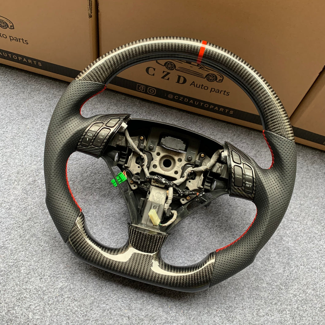 CZD auto parts for Honda Acura TSX 2004-2008 carbon fiber steering wheel