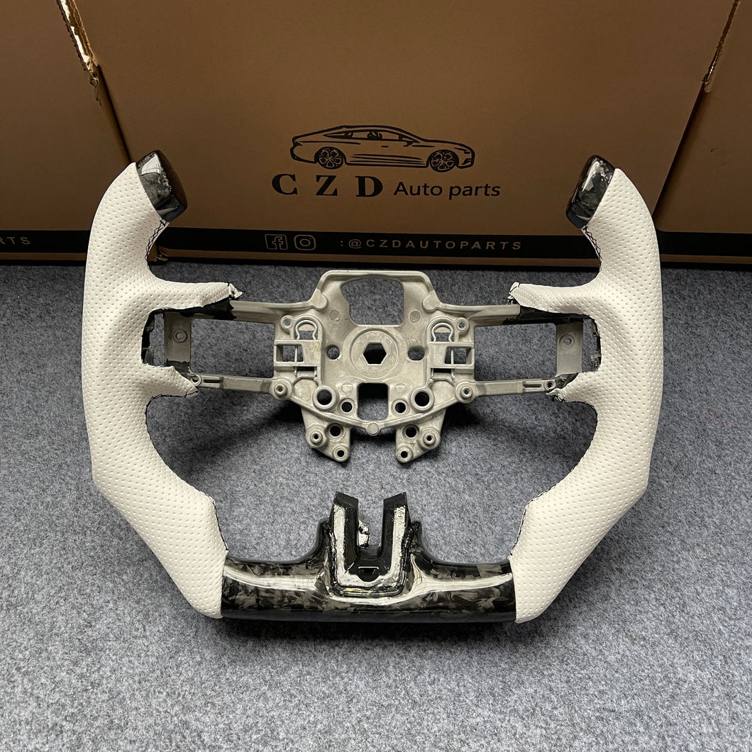 CZD auto parts for 2015-2017 Ford Mustang/SHELBY GT350 carbon fiber steering wheel