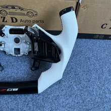 Load image into Gallery viewer, CZD auto parts for Chevrolet Corvette C8 2020+ carbon fiber steering wheel with F1 shape