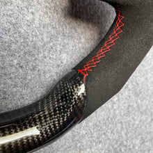 Load image into Gallery viewer, CZD auto parts for Impreza WRX (WRX STI) 2008-2014 carbon fiber steering wheel with alcantara leather side