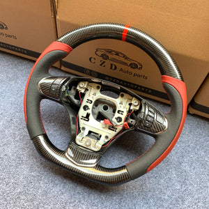 CZD auto parts carbon fiber steering wheel for Chevrolet Corvette C6 Z06 C6 2005-2013 with carbon fiber trim