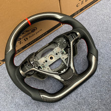 Load image into Gallery viewer, CZD auto parts for Acura TL 2009-2014 carbon fiber steering wheel with red stripe line