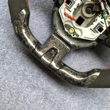 Load image into Gallery viewer, CZD auto parts carbon fiber steering wheel for camaro 2010-2011 with gloss forge carbon fiber thumbgrips