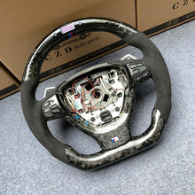 Load image into Gallery viewer, CZD auto parts forBMW 1 Series F20 F21  carbon fiber steering wheel with forged carbon &amp; LED