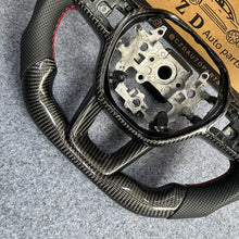 Load image into Gallery viewer, CZD auto parts for Honda 11th gen Civic XI 2021-2022 carbon fiber steering wheel with red stripe line