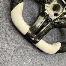 Load image into Gallery viewer, CZD Autoparts For BMW f series M1 M2 M3 M4 carbon fiber steering wheel gloss carbon fiber trim