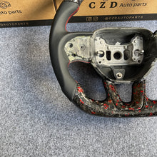 Load image into Gallery viewer, CZD auto parts for Dodge Durango 2018-2021 carbon fiber steering wheel with red flakes forged carbon fiber
