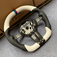 Load image into Gallery viewer, CZD Autoparts For BMW f series M1 M2 M3 M4 carbon fiber steering wheel gloss carbon fiber trim