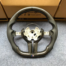 Load image into Gallery viewer, CZD Autoparts For BMW X5M X4 carbon fiber steering wheel gloss carbon fiber trim