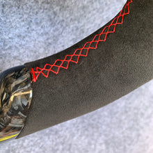 Load image into Gallery viewer, CZD auto parts carbon fiber steering wheel for camaro 2010-2011 with black alcantara and red stitching