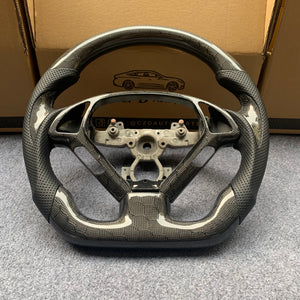 czd auto parts carbon fiber steering wheel for Infiniti G37 with black perforated leather
