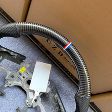 Load image into Gallery viewer, CZD auto parts for Honda Accord Crosstour 2013-2015 carbon fiber steering wheel with black perforated leather side