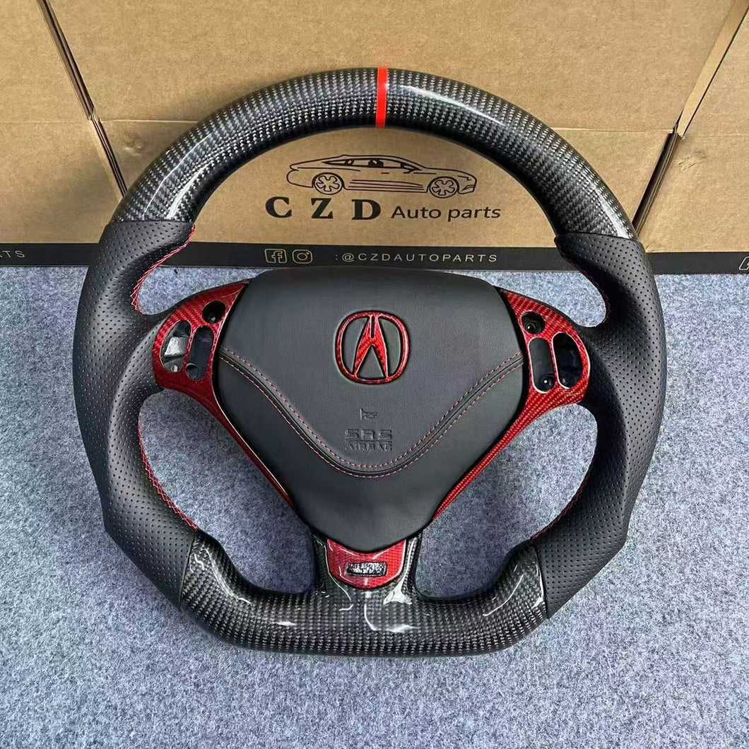 CZD auto parts carbon fiber steering wheel deposit for 2006 acura tsx
