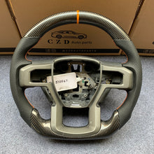 Load image into Gallery viewer, CZD auto parts for Ford F-150 2015 2016 2017 2018 2019 2020 carbon fiber steering wheel with perforated leather