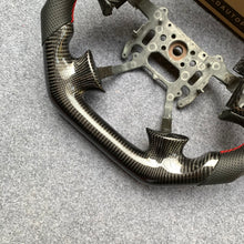 Load image into Gallery viewer, czd auto parts carbon fiber steering wheel for Acura TL with red stitch and black stripe