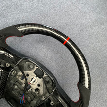 Load image into Gallery viewer, CZD Auto Parts carbon fiber steering wheel for Ford F-150 2015-2020 with red stripe