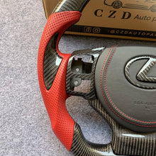 Load image into Gallery viewer, CZD auto parts carbon fiber steering wheel for Lexus IS200t 2016-2017 with airbag cover