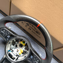 Load image into Gallery viewer, CZD auto parts for 2017-2023 Boxster / Cayman  carbon fiber steering wheel with alcantara  leather inside