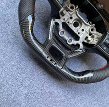 Load image into Gallery viewer, CZD auto parts carbon fiber steering wheel for Kia K5 with red stripe