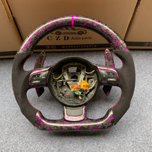Load image into Gallery viewer, CZD auto parts for Audi R8 (42) 2010-2015 carbon fiber steering wheel with purple flake forged carbon