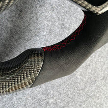 Load image into Gallery viewer, CZD auto parts for Honda 11th gen Civic XI 2021-2022 carbon fiber steering wheel with alcantara leather side