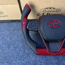 Load image into Gallery viewer, CZD auto parts for Toyota Avalon 2018-2022 carbon fiber steering wheel with F1 shape