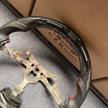 Load image into Gallery viewer, CZD autoparts for  Chevrolet Corvette C6 Z06 C6 2005-2013 carbon fiber steering wheel with led