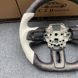 CZD auto parts for 2015-2017 Ford Mustang carbon fiber steering wheel
