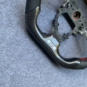 CZD Autoparts For Honda 9th gen Civic/SI 2012-2015 carbon fiber steering wheel SI badge bottom