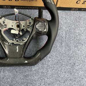 czd auto parts carbon fiber steering wheel for Toyota Camry with 3spoke 2012-2014