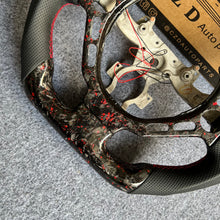 Load image into Gallery viewer, CZD auto parts for Nissan GTR R35 2009-2016 steering wheel with red flakes carbon &amp;LED top