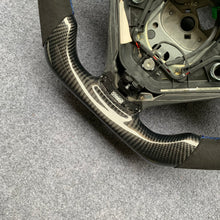 Load image into Gallery viewer, CZD auto parts for volvo s60 2005-2009 carbon fiber steering wheel with blue stripe line