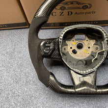 Load image into Gallery viewer, CZD auto parts for  Lamborghini Aventador 2017-2019 carbon fiber steering wheel with alcantara side
