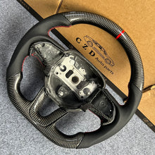 Load image into Gallery viewer, CZD auto parts for Dodge Charger 2015-2021 carbon fiber steering wheel with red stripe line