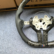 Load image into Gallery viewer, CZD auto parts for  BMW M2 F87 M3 F80 M4 F82 F83 M5 F10 M6 F06 F12 F13 X5 M F85 X6 M F86 carbon fiber steering wheel with forged carbon