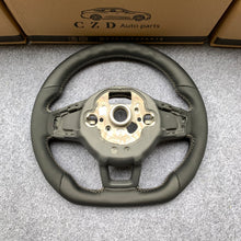 Load image into Gallery viewer, CZD auto parts for Volkswagen Golf 7 GTI Golf R MK7 VW Polo GTI Scirocco 2015 2016 carbon fiber steering wheel with smooth leather