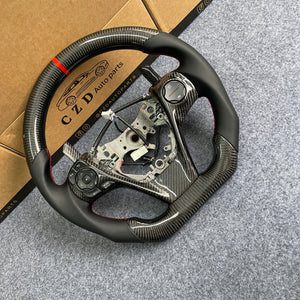 czd auto parts carbon fiber steering wheel for Toyota Camry with 3spoke 2012-2014