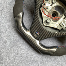 Load image into Gallery viewer, CZD auto parts for BMW M3 E90 E92 E93 2008-2013 carbon fiber steering wheel with paddle shifter &amp; LED