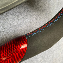 Load image into Gallery viewer, CZD auto parts for BMW 2 Series F22  carbon fiber steering wheel with red carbon fiber