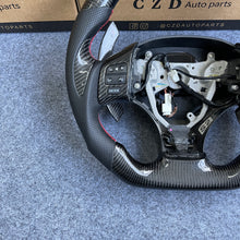 Load image into Gallery viewer, CZD auto parts carbon fiber steering wheel for Lexus IS250 /300 /350 2006-2013 with red sign paddle shifters